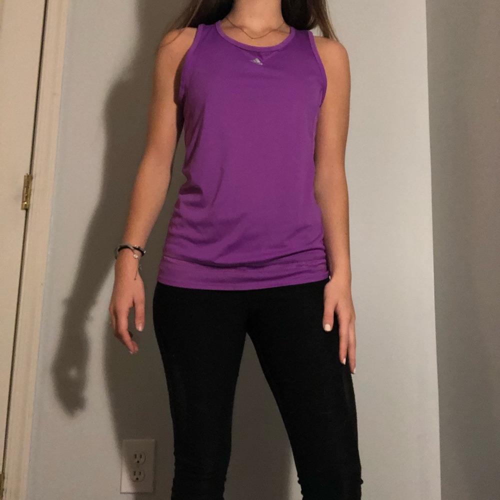 Adidas t-back workout shirt